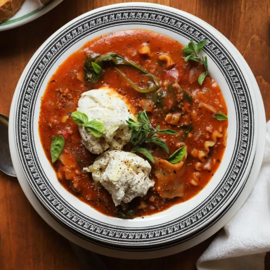 Корисний лазанья-суп