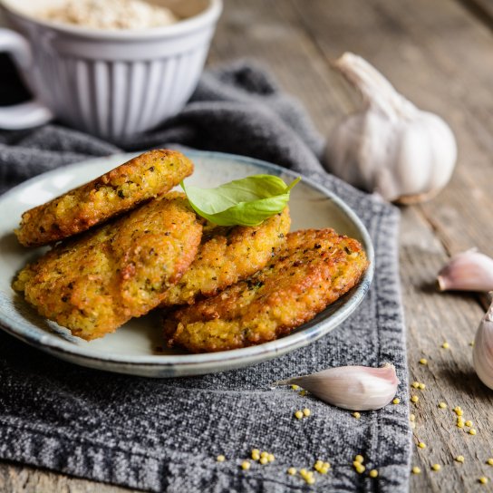 Картопляні котлетки з грибами