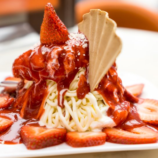 Немецкое мороженое-спегетти