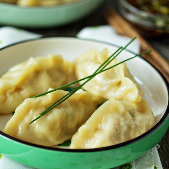 Ніжні пельмені з креветками