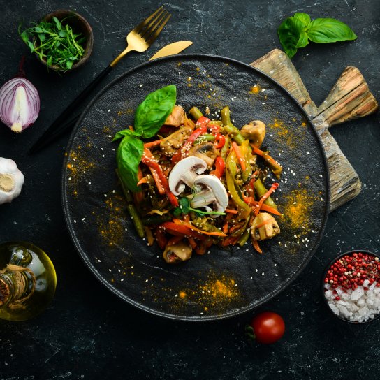 Овочі вок по-східному