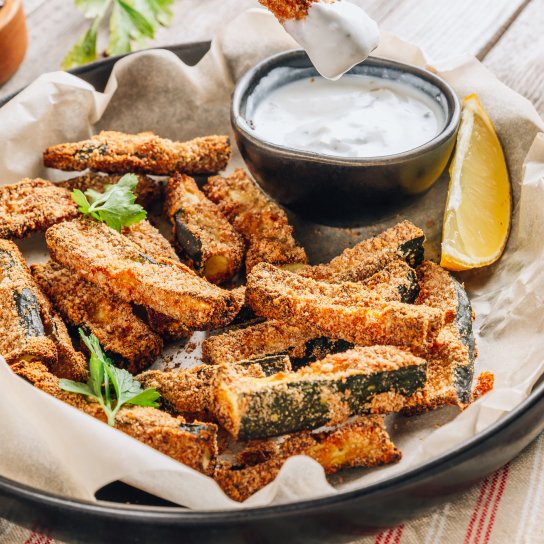 Хрусткі кабачкові нагетси