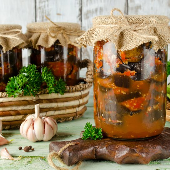 Салат з баклажанами на зиму