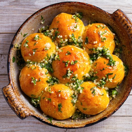 Пампушки з часником