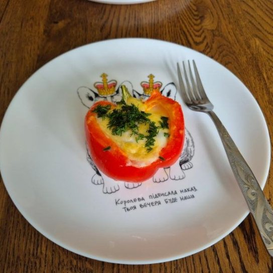 Яєчня з перцем