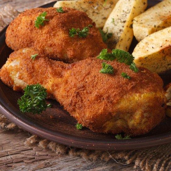 Курячі гомілки в паніровці