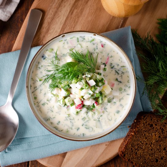 Окрошка на айрані