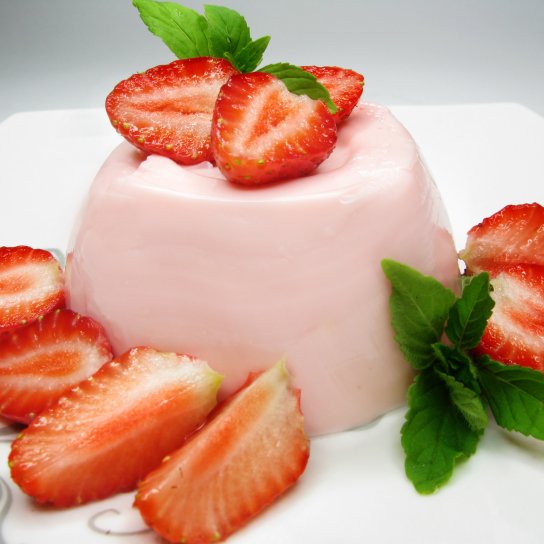 Клубничный пудинг