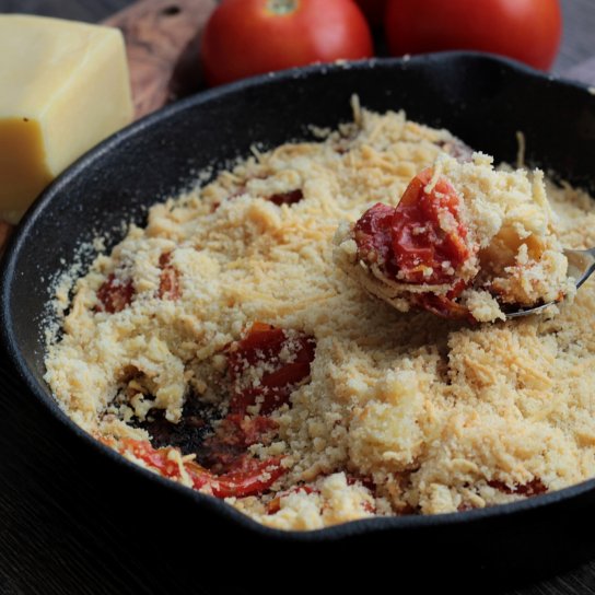 Рыбные молоки с помидорами