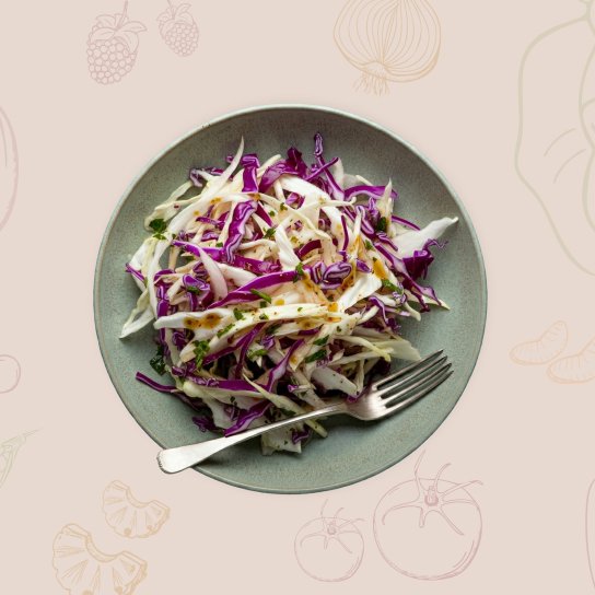 Салат з червоної капусти від Клопотенка