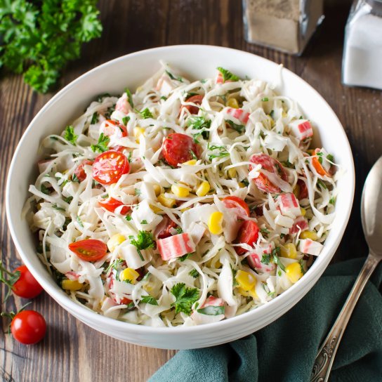 Салат з крабовими паличками