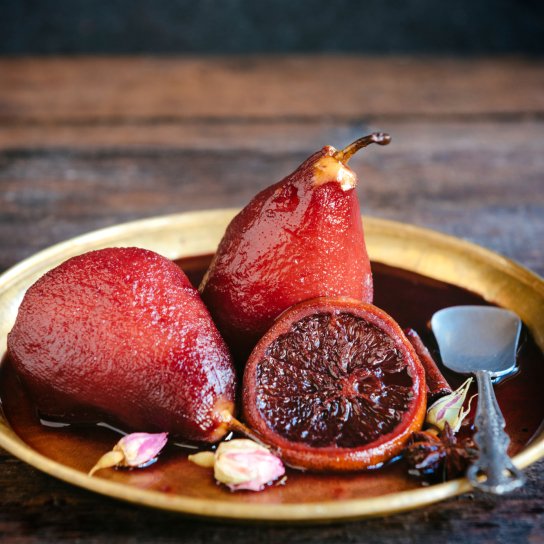 Груша в вине