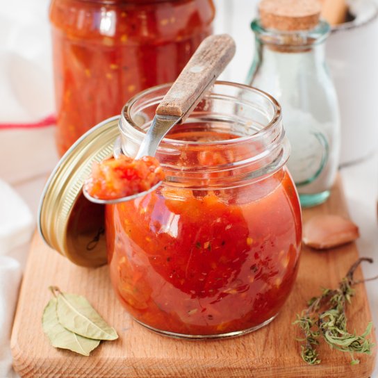 Кетчуп из помидоров и перцев