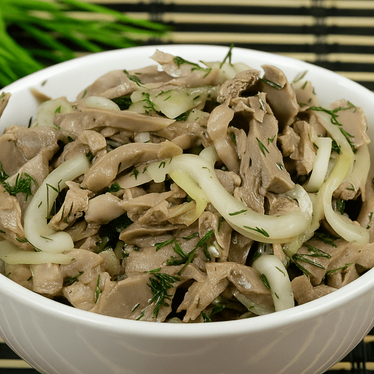 Закуска з курячих шлунків