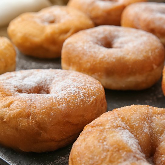 Пончики в сковороді без дріжджів