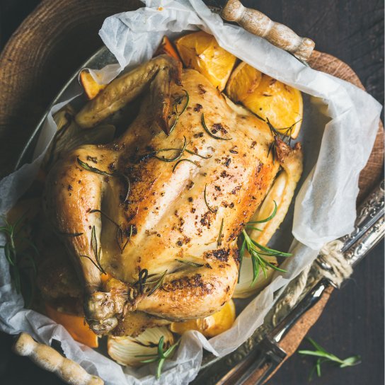 смажена ціла курка