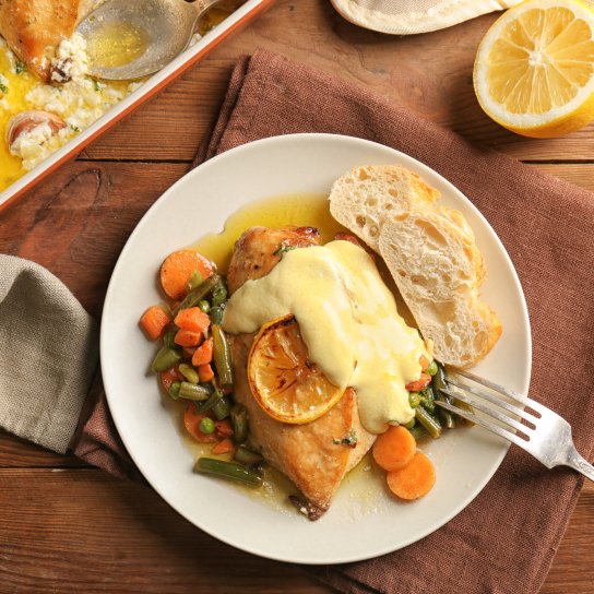 Курятина з лимоном і морквою