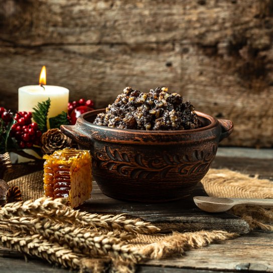 Гуцульська кутя з халвою