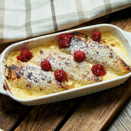 Млинці з ванільним кремом