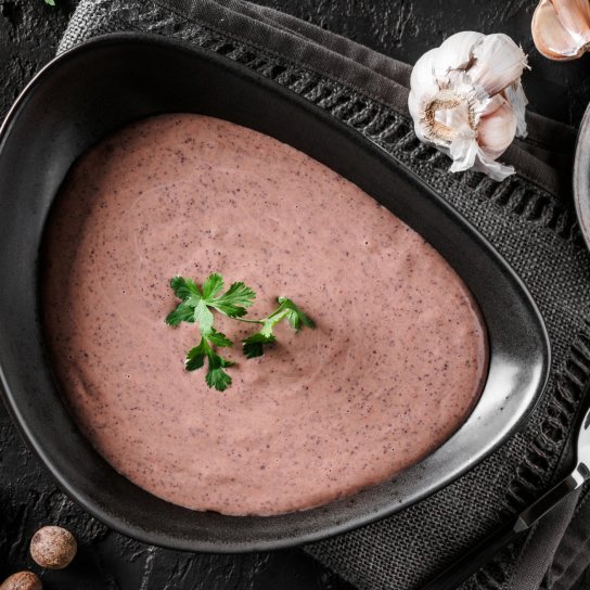 Крем-суп із квасолі