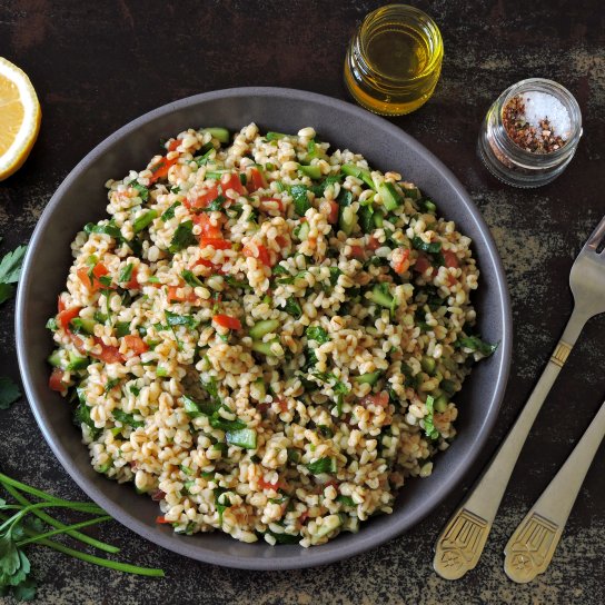 салат з крупою фарро