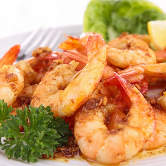 креветки під соусом