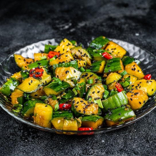 Биті огірки