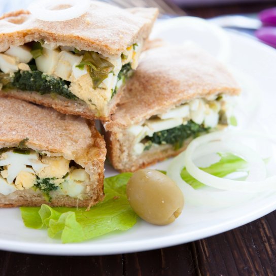 Полтавський пиріг з цибулею