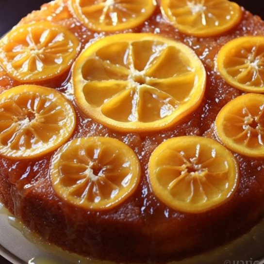 Лимонный перевернутый пирог