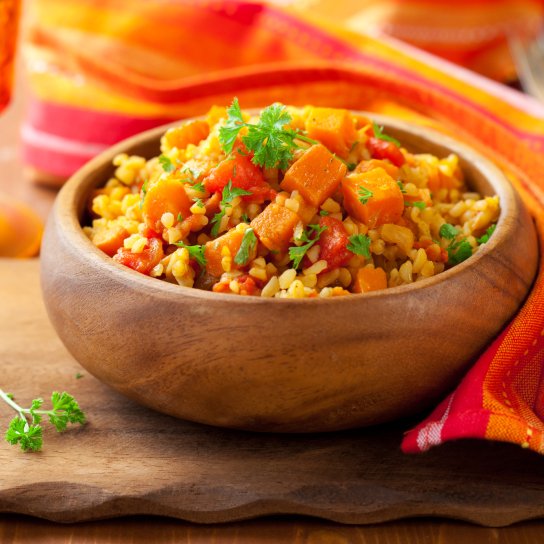 Булгур з гарбузом