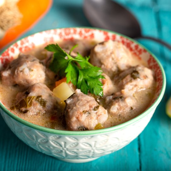 суп із фрикадельками