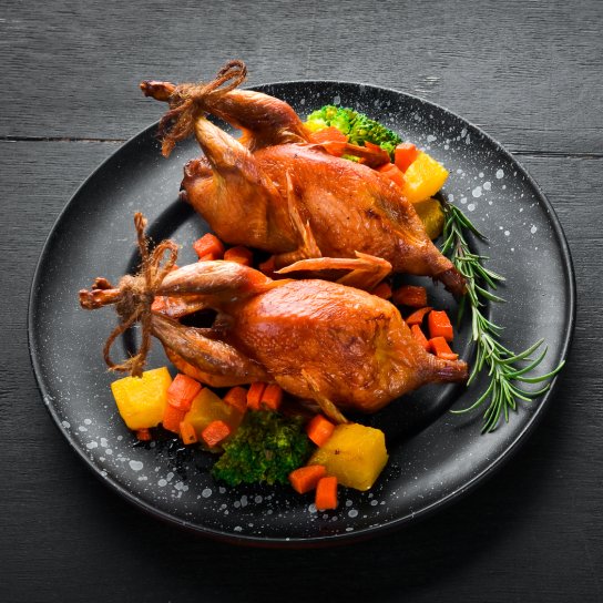 Запечені перепілки