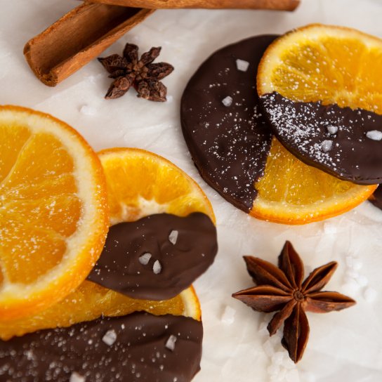 Апельсин в шоколаде