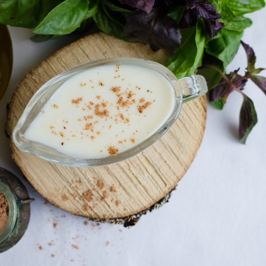 Веганский соус бешамель