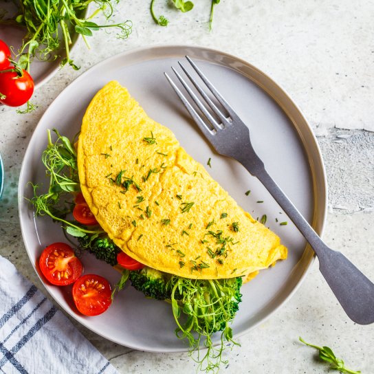 Веганський омлет