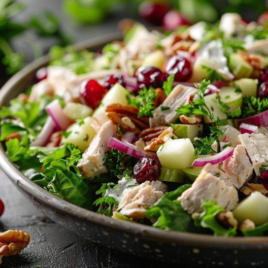 Салат «Міжсезоння» з куркою