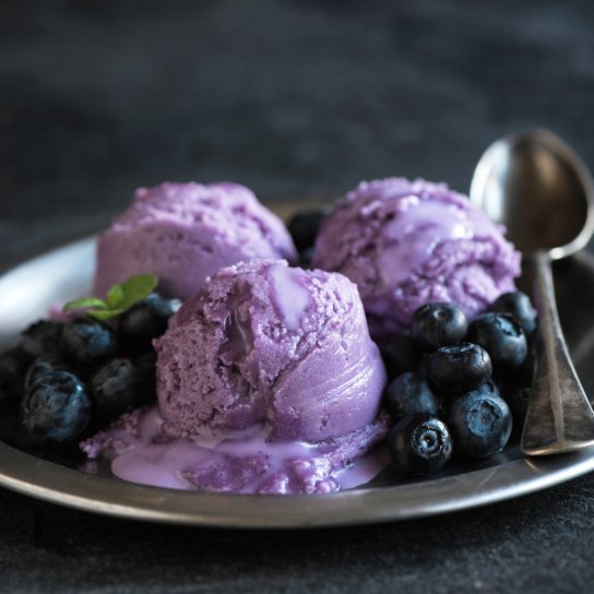 Чорничне морозиво