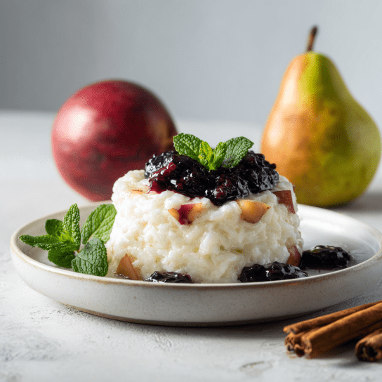 Рисовий пудинг з корицею