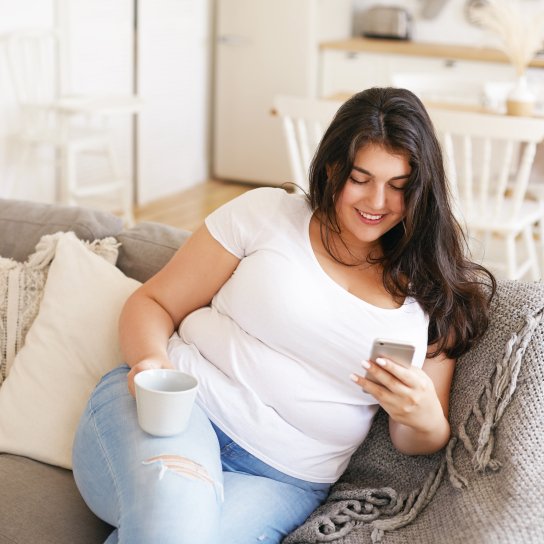 Жінка з зайвими кілограмами