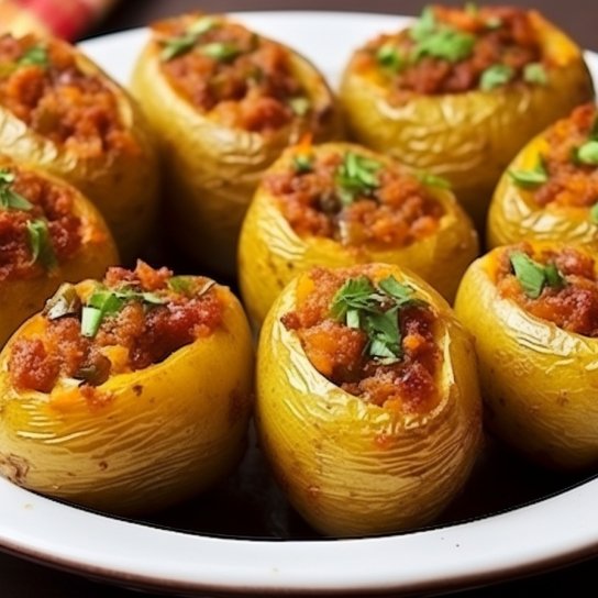 Фарширована картопля