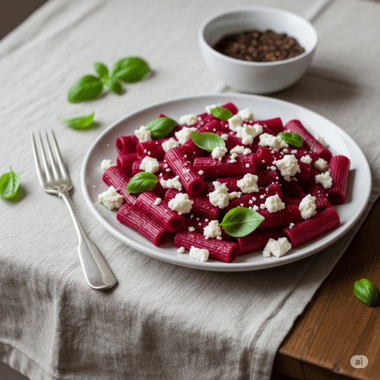 Рожева паста з фетою