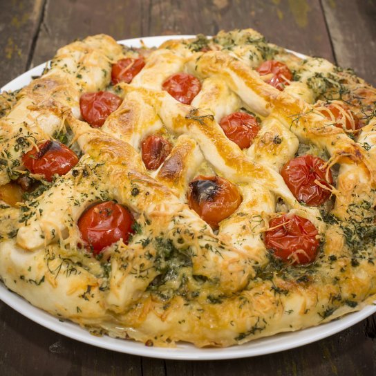 Відкритий пиріг з м’ясом