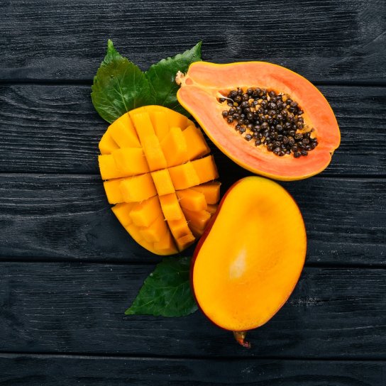 Папая і манго