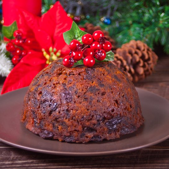 рождественский пирог с сухофруктами