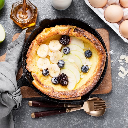 “Лінива” шарлотка з яєць