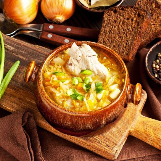 Суп з капустою