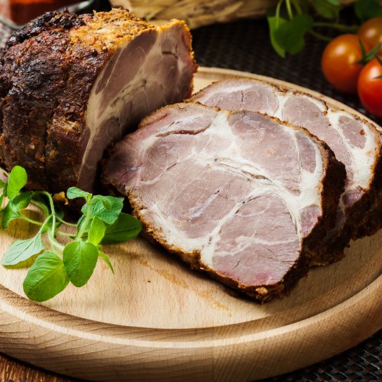 запеченый свиной ошеек