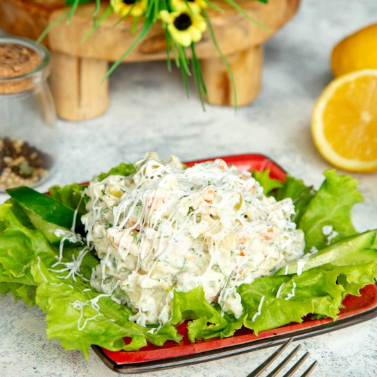 Салат «Лебединий пух»