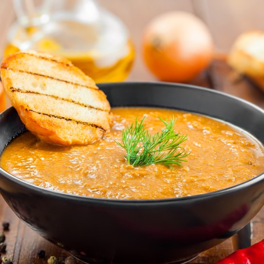 Суп з кабачкової ікри