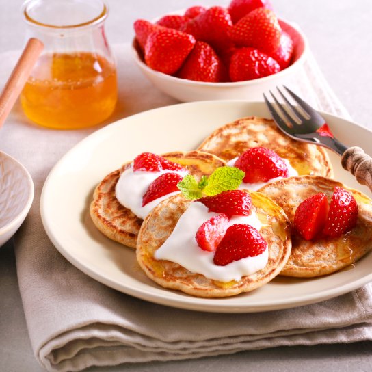 Вівсяні млинці на молоці